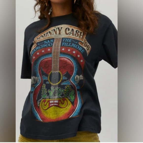 Daydreamer Johnny Cash Graphic Tee Medium - Picture 1 of 9
